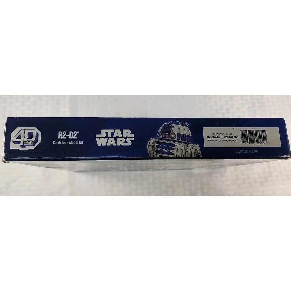 STAR WARS R2-D2 Puzzle 4D Build Model Kit 201pc Cardstock 4-D 3-D 3D 2023